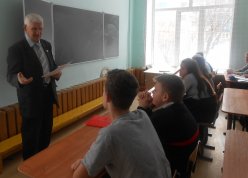 Встреча с лектором Совета ветеранов Октябрьского района